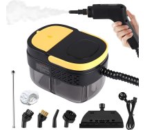2500 W rokas tvaika tīrītājs ar ciparu displeju, 1100 ml augstas temperatūras spiediena tvaika tīrīšanas mašīna, tvaika tīrītājs mājām, rokas tvaika tīrītājs ar birstēm, dīvānu un flīžu tīrīšanai