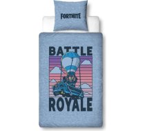 Fortnite gultas veļa 135 x 200 cm Pusaudžu spēļu dāvana Battle Royale 1 x spilvendrāna 80 x 80 cm + sega 135 x 200 cm ar rāvējslēdzēju Apgriežams motīvs Fanu prece Pusaudžu dāvana Zēniem un meitenēm