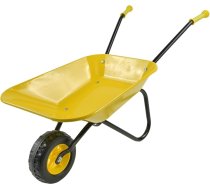ASC Kids metāla ķerra - dzeltena/melnā - rotaļlieta, kas paredzēta rotaļām fermā un dārzkopībā