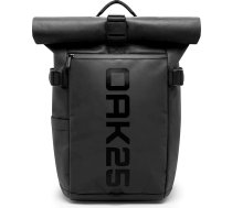 OAK25 Rolltop mugursoma ar atstarojošiem elementiem vīriešiem un sievietēm – Luminite Rolltop Lite – Roll Top mugursoma darbam, universitātei, velosipēdam – nodalījums 16 collu klēpjdatoram – dienas mugursoma 19 l