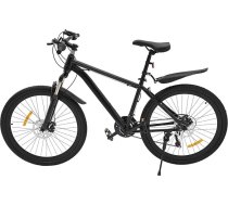 26 collu kalnu velosipēds, 21 ātruma pārnesumi, kalnu velosipēdi, disku bremzes, pilsētas velosipēds meitenēm, zēniem, vīriešiem un sievietēm, melns