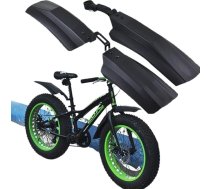 LMDO 2 gab. priekšējais un aizmugurējais Fatbike MTB Fatbike dubļu aizsargs Velosipēda sniega velosipēda dubļu aizsargs