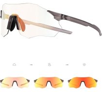 FEISEDY B0310 Velo brilles, paštonējošas vīriešiem un sievietēm, sporta saulesbrilles, fotochromatiskas sporta brilles, 24 g TR90 ultravieglas, UV400 aizsardzība braukšanai, e-velosipēdam, skriešanai