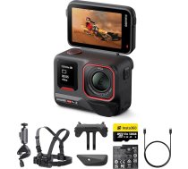 Insta360 Ace Pro 2 Bike-Bundle – 8K ūdensizturīga darbības kamera, izstrādāta sadarbībā ar Leica, 1/1,3" sensors, divkāršs AI mikroshēmu sistēma, vadošā veiktspēja vājā apgaismojumā, labākais audio, apgriežamais ekrāns un AI rediģē