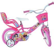 Dino Bikes meiteņu velosipēds 12" Pasaku princese 3–5 gadi