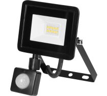 ALLED 10W LED prožektors ar PIR, 850lm, IP44, 4000K, Alu+Glass