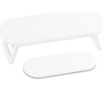 Neslīdošs manikīra roku spilvens skaistumkopšanas saloniem, mājas manikīram, nagu dizainam, nagu kopšanai, balts, ergonomisks roku spilvens, ergonomisks roku spilvens