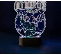 Grupo Erik LED lampa Gameration One More Life LED gaismas dekori - Gaismas dekori - galda gaisma - naktslampiņa bērniem un pieaugušajiem Aksesuāri Ventilators Priekšmetu dekori