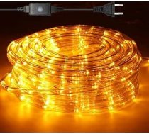 30 m LED virves gaisma 720 LED ūdensizturīga dzeltena gaismas caurule ar taimeri un 8 režīmiem iekštelpām ārpus telpām svinībām kāzu kāzu Ziemassvētku dekoratīvā gaisma dzeltena krāsā