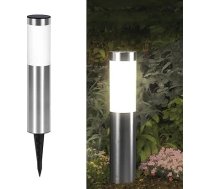 Lancoon Solarleuchte für den Außenbereich, wasserdicht, LED-Garten-Lampe mit automischem Ein- und Ausschalten, intelligente Lichtsteuerung, solarbetrieben, modernes zylindrisches Design für