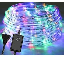 20 m 480 gaismas caurule ārā, 20 m 480 gaismas caurule ārā, ūdensizturīga LED gaismas caurule, krāsaina ar taimeri un 8 gaismas caurulēm, paredzēta āra iekštelpām, kāzu svinībām, Ziemassvētku dekorēšanai, gaisma