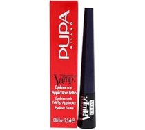 PUPA Milano VAMP! Definition Liner Acu laineris ar filca tipa aplikatoru, tumši zils matēts 2,5 ml