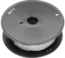 FLASH 3528 LED lente 300 LED auksti balta 24 W / 5 m bez gela 8 mm 50 m rullis 12 V