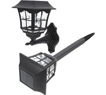 ibasenice Pack of 2 Solar LED Wall Lights, ūdensizturīgs saules āra apgaismojums dārzam un piebraucamajam ceļam, dekoratīvais saules apgaismojums sienām, terasēm un kāzām, silta gaisma