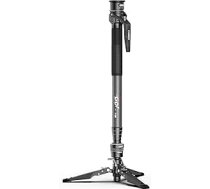 COMAN One-Click Lift oglekļa šķiedras monopods 165 cm, piemērots fotokamerām, DSLR un videokamerām, ar ātrās atbrīvošanas kājām, maksimālā kravnesība 20 kg (M1Pro)