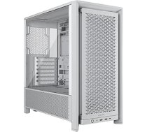 CORSAIR Frame 4000D Modular Mid-Tower ATX moduļu ATX PC korpuss - augsta gaisa plūsma, InfiniRail™ ventilatoru montāžas sistēma, ASUS BTF, MSI Project Zero, Gigabyte Project Stealth - balts