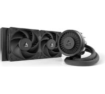 ARCTIC Liquid Freezer III Pro 240 - ūdens dzesēšana, AIO CPU ūdens dzesētājs, 2 x 120 mm, 38 mm radiators, PWM sūknis, VRM ventilators, AMD AM5/AM4, Intel LGA1851/1700 kontakta rāmis - melns