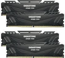 DDR4 RAM: GIGASTONE Game Pro 64GB Kit (4x16GB) DDR4 3200MHz PC4-25600 CL16-18-18-40 Intel XMP 2.0 AMD Ryzen 1.35V UDIMM 288Pin Non-ECC Unbuffered Desktop High Performance Memory Black