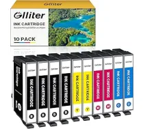 604 XL printeru kasetnes, kas saderīgas ar Epson 604 kasetnēm 604XL Expression Home XP-3200 XP-2205 XP-4200 XP-3205 XP-2200 XP-4205 Workforce WF-2910 WF-2930 WF-2935 WF-2935 WF-2950 (10 gab.)
