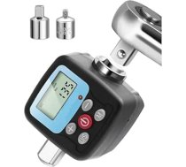 Digitālais griezes momenta atslēgas adapteris - precīzs pārveidotājs un mērinstruments elektroniskajam griezes momenta instrumentam ar LCD displeju, ietver 1/2", 1/4(135N)