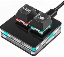 SinLoon USB mini 2 pogas "Copy and Paste" tastatūra, OSU tastatūra, "HotSwap" vienas rokas mehāniskā spēļu tastatūra ar USB kabeli ritma spēlēm