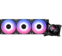 MSI MPG CORELIQUID P13 360 AIO CPU ūdens dzesēšana - Pilna virsma un bezskrūvju vara pamatne, uzlabots ūdens kanālu dizains, ARGB GEN2, CycloBlade 9, Split Flow radiators, Rifle Bearing ventilators