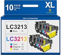 LC3213 LC3211 Printera kasetnes saderīgas ar Brother LC3213 LC3211 Printera kasetnes saderīgas ar Brother DCP-J572DW DCP-J772DW DCP-J774DW DCP-J774DW MFC-J491DW MFC-J890DW MFC-J895DW (10 gab.)