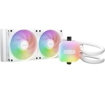 klusēt! Light Loop 240 mm balts ūdens dzesēšanas bloks, 2x Light Wings LX 120 mm PWM ātrgaitas ARGB ventilators, stilīgs ARGB dzesēšanas bloks ar RGB PWM centrmezglu, iespaidīgi augsta dzesēšanas veiktspēja.