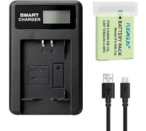 1 gab. 1250mAh NB-13L NB13L akumulators ar lādētāju Canon G5X G7X G7X Mark II G9X SX620 HS SX720 HS kamerai (1 gab. akumulators ar lādētāju)