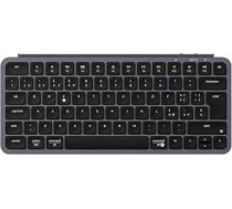 Keychron bezvadu tastatūra B1 Pro Ultra Slim 75% Itāļu ISO QWERTY izkārtojums, konfigurējama ZMK, PBT TASE, 3 režīmi 2.4GHz/Bluetooth/Wired, saderīga ar Windows/Mac, Space Grey