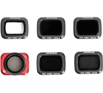 JONGSUN 6 iepakojumu ND filtru komplekts (UV CPL ND8 ND16 ND32 ND64), kas saderīgs ar DJI Mavic Air 2 dronu (nav saderīgs ar AIR 2S)