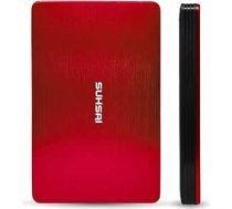 SUHSAI Ārējais cietais disks 120GB USB 3.0 vieglais dublēšanas un uzglabāšanas cietais disks Pārnēsājams spēļu cietais disks ar paplašinātu atmiņu HDD spēlēm, portatīvajam datoram PC Mac Desktop (sarkans)