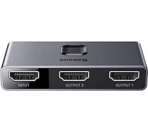 Baseus HUB matricas HDMI komutators (2-in-1 vai 1-in-2) Space Grey (CAHUB-BC0G)