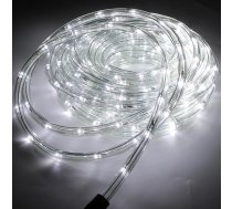 50 m LED caurule āra gaismām, 1200 LED gaismas caurule, ar taimeri un 8 gaismas režīmiem, ūdensnecaurlaidīga LED šļūtene, āra iekštelpām, kāzu svinībām, Ziemassvētku dekoratīvā gaisma (vēsā baltā)