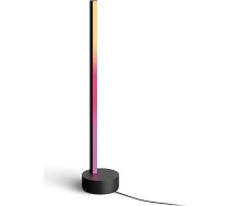 Philips Hue White & Colour Ambiance Gradient Signe LED galda lampa (1040 lm), regulējams gaismas stabiņš ar 16 miljoniem krāsu un krāsu gradientiem, vieda gaismas vadība ar balsi un lietotni, melna krāsa