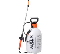 Adler Europe - Spiediena smidzinātājs, dārza smidzinātājs Spiediena smidzinātājs 5L, ūdens smidzinātāja pudele, 2,5 bāru darba spiediens, 43 cm lance, 130 cm šļūtene, drošības vārsts, pastāvīga funkcija, pleca siksna, PP/PE,