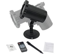 Schneeprojektor für Weihnachten, um 360 Grad drehbar, für Feste, Garten, Party, Innen- und Außenbereich