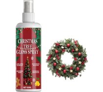 Mākslīgā Ziemassvētku eglīte, 100 ml spīduma uzlabojošs miglas aerosols, ilgstošs svētku rotājums, aerosols ar spīduma efektu, produkts mājas logiem, svētkiem, priežu zariem, metāla vainagam
