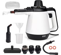 Tvaika tīrītājs grīdām 430 ml, 1200 W 3,5 bāru tvaika tīrītājs visam ar 9 piederumiem, augstspiediena tvaika tīrīšanai, grīdas, automašīnu un virtuves tīrīšanai ar darba gaismu