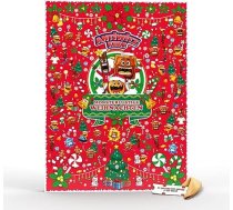 XXL Adventes kalendārs 2025 ar 24 laimes sīkdatnēm un plakaniem jokiem - karameles, vaniļas un mango garšas - laimes sīkdatnes, atsevišķi iepakotas - smieklīgs Ziemassvētku kalendārs bērniem, pieaugušajiem un ģimenēm