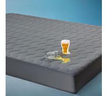 Sonive matrača pārvalks 160 x 200, atvēsinošs un ūdensnecaurlaidīgs matrača pārvalks ar nanotex, 38 cm dziļa kabata, Oeko-Tex sertificēts matrača pārvalks 160 x 200 cm, tumši pelēks