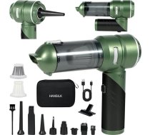 HANSILK Rokas putekļsūcējs Akumulatora bezvadu 4 in 1 25000PA Mini putekļsūcējs Salokāms automašīnas putekļsūcējs Spēcīgs ar 3 pārnesumiem 220000 Umin Bezsuku motors automašīnai Virtuve Dīvāns Birojs Mājdzīvnieku spalvas