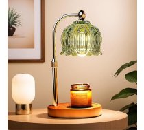 Sveču sildītāja lampa ar dimmeri - elektriskā sveču lampa ar taimeri burku svecēm Aromātiskās sveces ar 2 spuldzēm