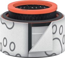 Leitz TruSens 2415127 Dzīvnieku 3-in-1 HEPA filtra cilindrs Leitz TruSens Z-1000 gaisa attīrītājam, mazgājams priekšfiltrs, HEPA filtrs, aktīvās ogles filtrs, novērš mājdzīvnieku smakas, mājdzīvnieku spalvas, smakas un gaistošos organiskos