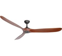 reiga 178 cm koka griestu ventilators ar tālvadības pulti, 6 ātrumi, klusais līdzstrāvas motors, 3 koka lāpstiņas, vasaras un ziemas režīmam guļamistabai, viesistabai, patio