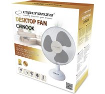 Esperanza Chinnok EHF003WE galda ventilators (balts, pelēks) / N/A