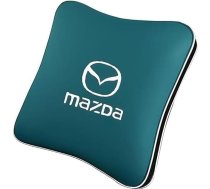 Ceļojuma sega Ultraleicht Warm Mazda 3 III Hatchback (BM) 2017-2018, 2-in-1 spilvens sega Lidmašīnas sega Mīkstā sega Daudzfunkcionāls spilvens Iepakojama ceļojuma sega, zaļa