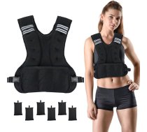 Vailge svara veste, skriešanas veste vīriešiem un sievietēm, treniņš ar svariem Treniņu veste fitnesam, spēka treniņiem, skriešanai, krusttreniņiem