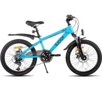 Climb bērnu velosipēds / kalnu velosipēds 20 collas | No 6 līdz 8 gadiem | Bērnu velosipēds zēniem / jauniešiem | MTB ar 6 Shimano pārnesumiem un disku bremzēm