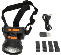 LED uzlādējams galvas lukturis, IPX4 ūdensizturīgs 1080P UHD brīvroku kameras lukturis ar 2 gaismas režīmiem, 90° regulējams āra kameras lukturis skriešanai, makšķerēšanai, pārgājieniem, kempingam (melns)